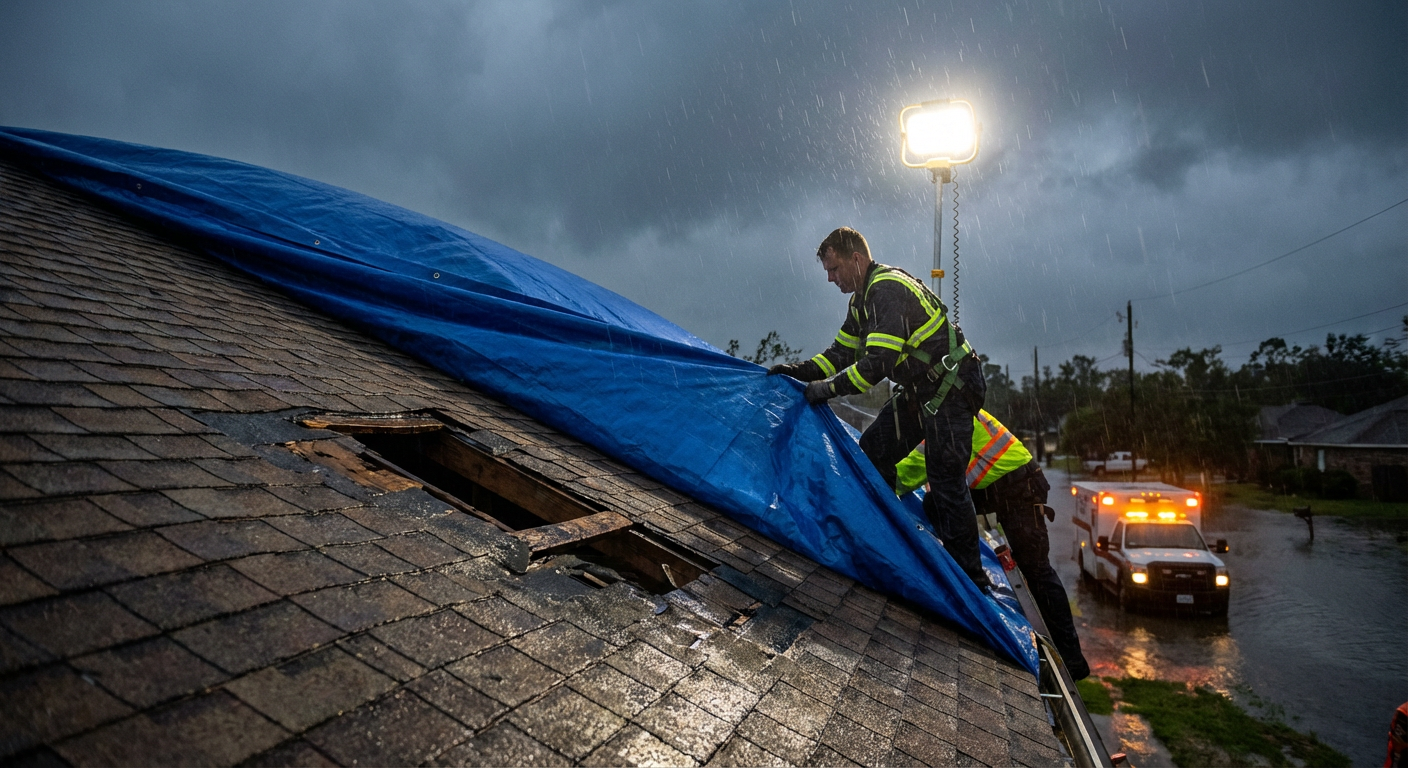 Intervention urgente fuite de toiture a Lyon